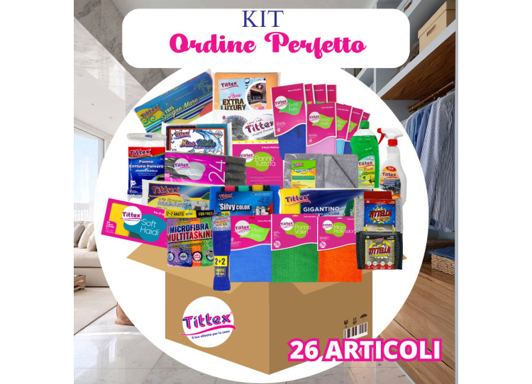 Kit Ordine Perfetto: la soluzione completa per una casa pulita, organizzata e sempre accogliente